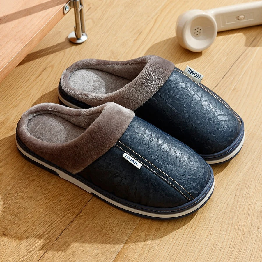 The Maida Vale Men's Fleece Lined Slip On Slippers