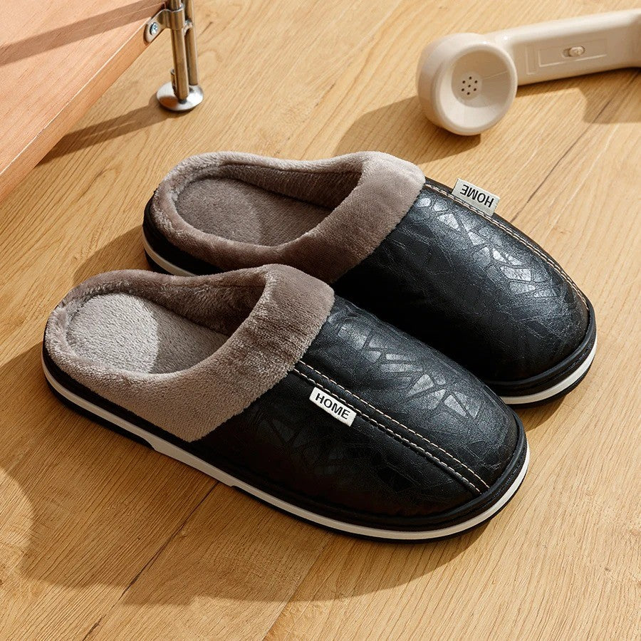 The Maida Vale Men's Fleece Lined Slip On Slippers
