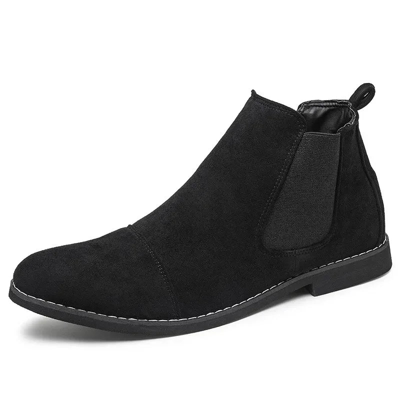 The Ealing Men's Suede Ankle Chelsea Boots