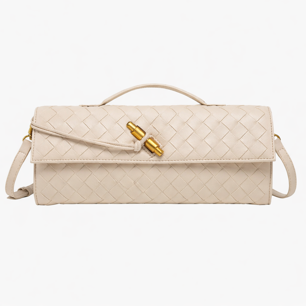 Woven Clutch Bag – Evening Shoulder Bag for Women