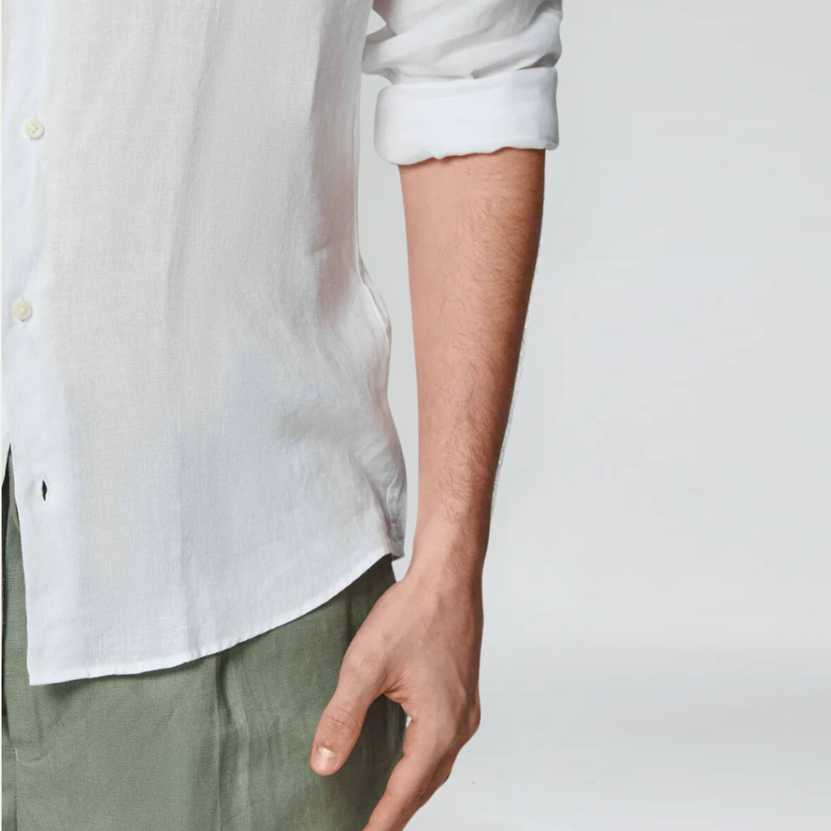 The Matera Men's Premium Linen Button Up Shirt