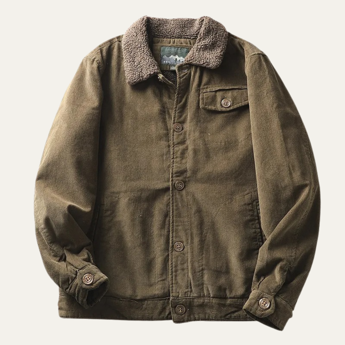 Men’s Casual Button Up Corduroy Jacket