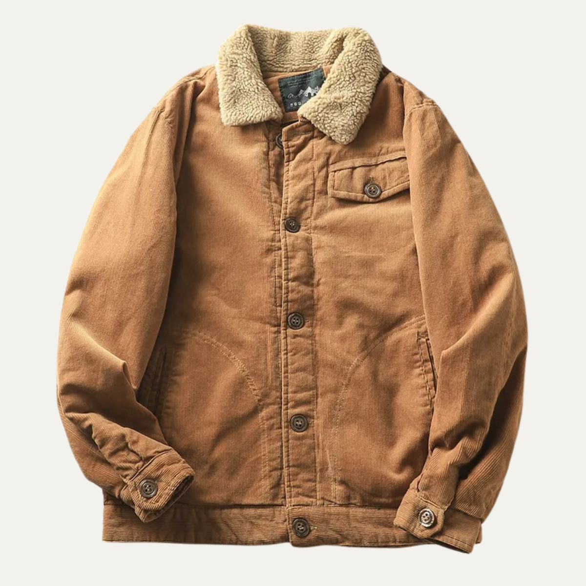 Men’s Casual Button Up Corduroy Jacket