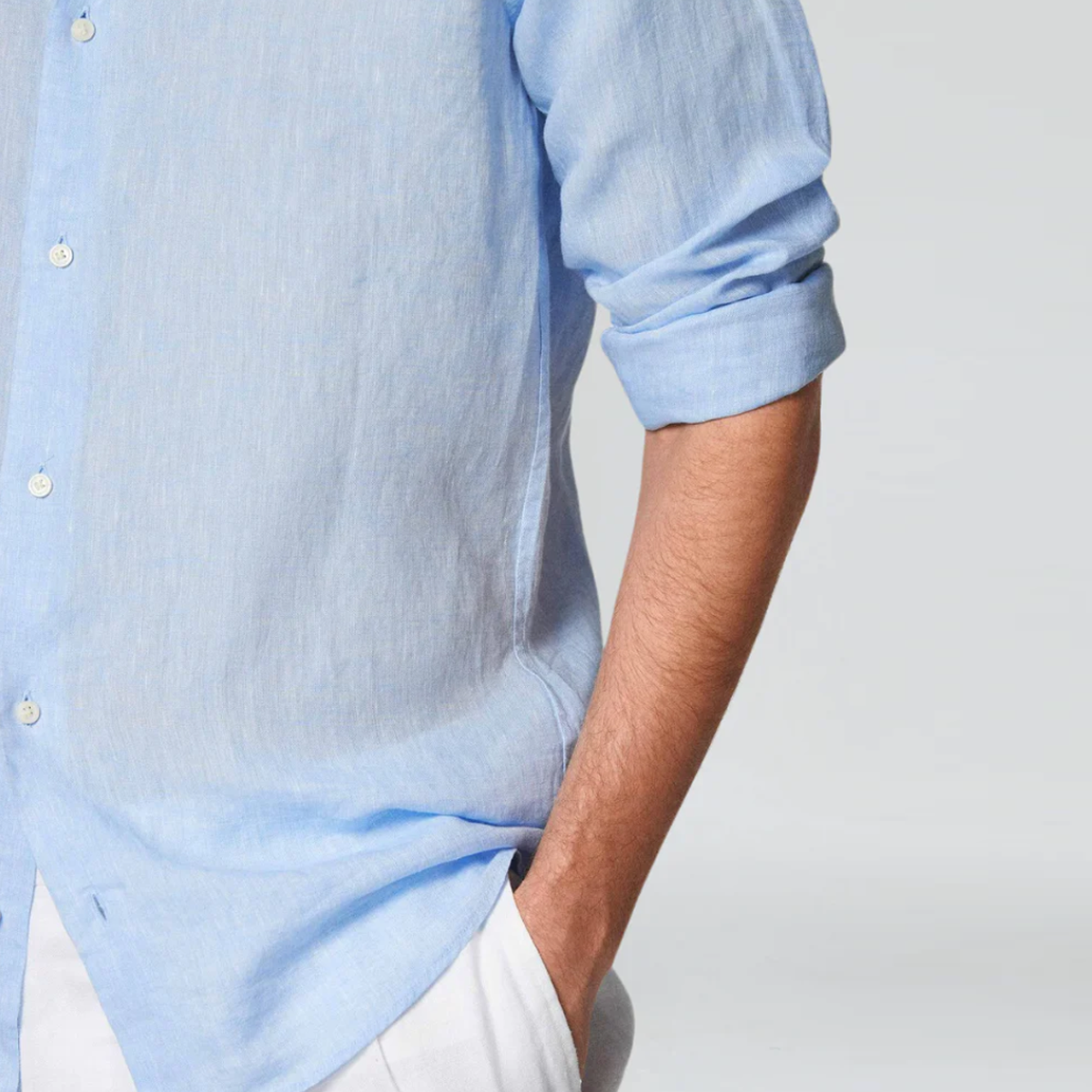 The Matera Men's Premium Linen Button Up Shirt