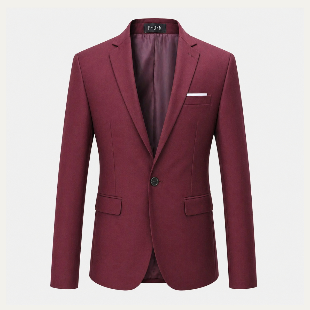 Men’s Classic Single-Breasted Suit Jacket