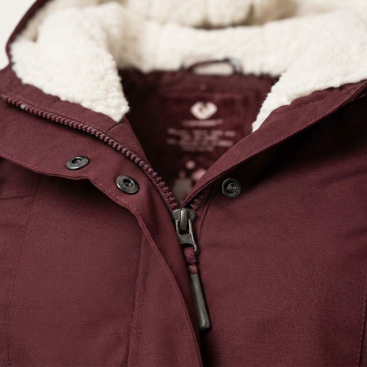 Women's Fur Hooded Winter Parka – Warm Fleece Lined Jacket