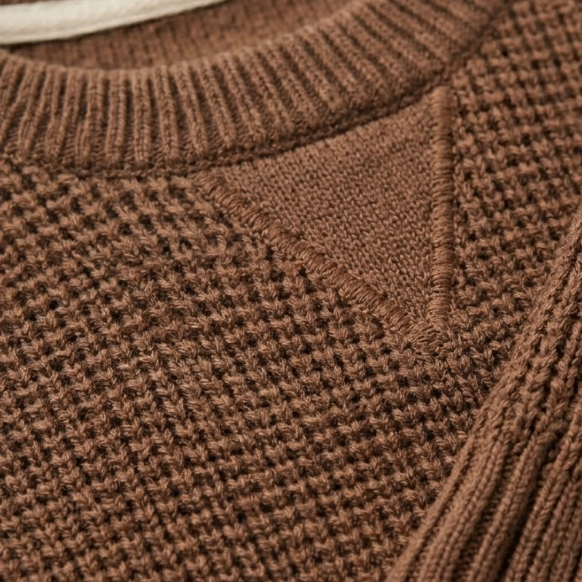 Men's Comfortable Knitted Cotton Jumpers