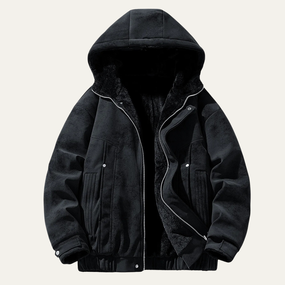 The Camberwell Men's Hooded Fleece Lined Jacket