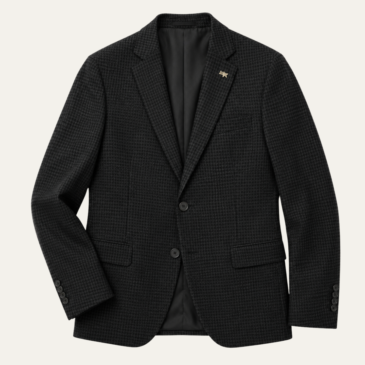 The Henderson Men's Smart Slim Fit Business Blazer - Black