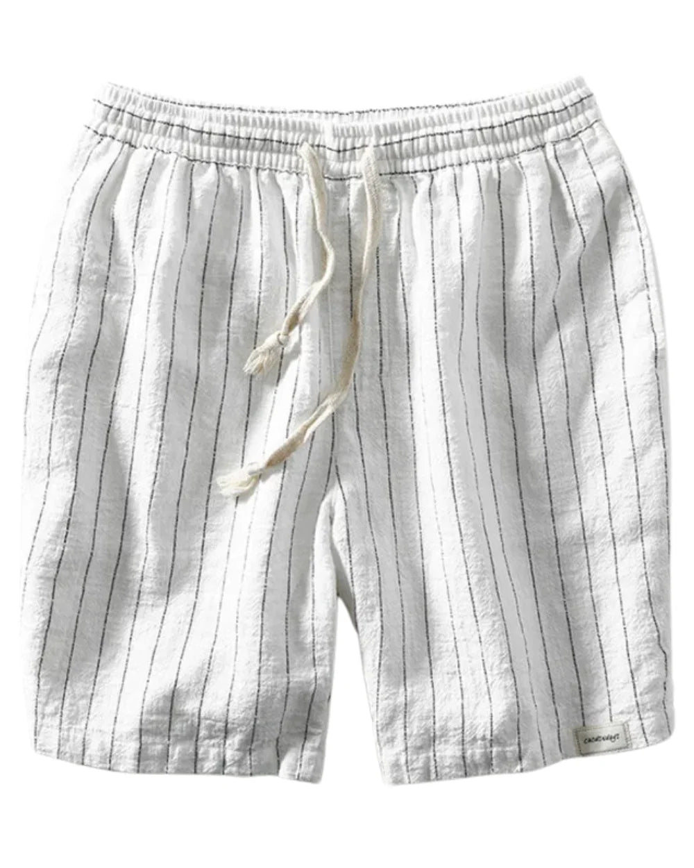 The Boulder Men's Striped Linen Drawstring Summer Shorts