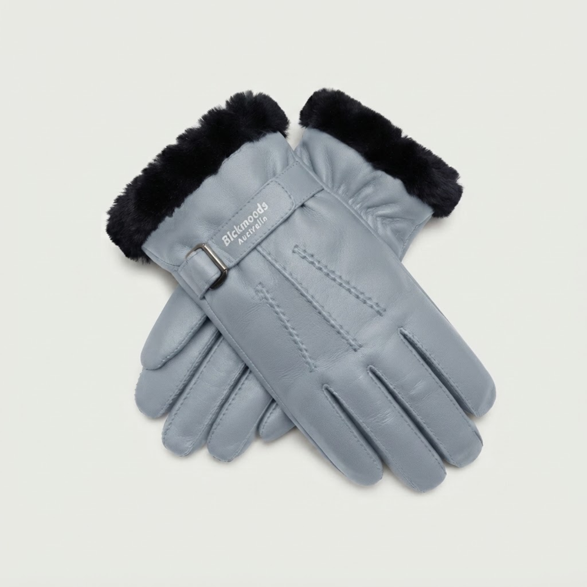 The Brenton Men’s Sheepskin Fur Winter Gloves