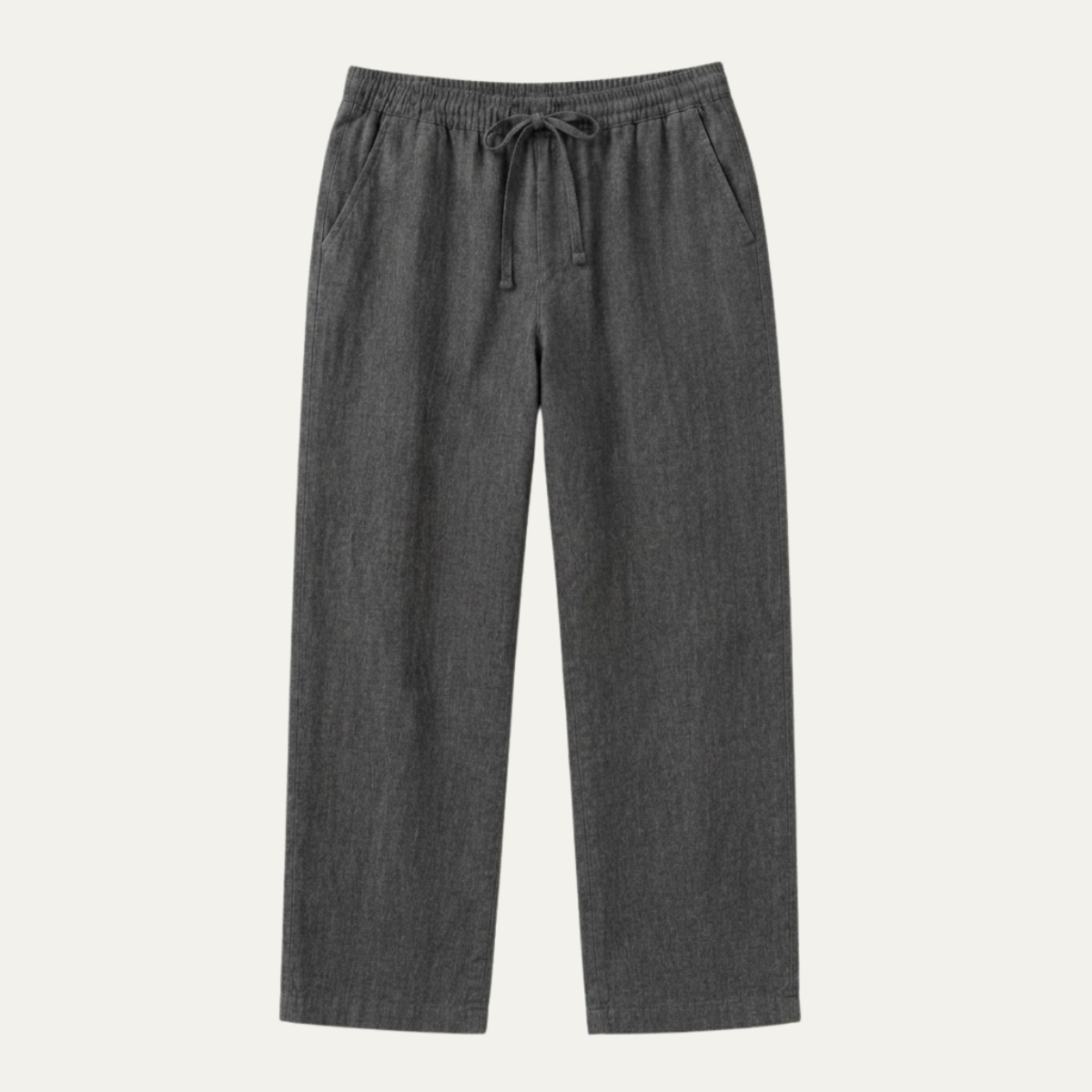 The Riccione Men's Breathable Linen Drawstring Trousers