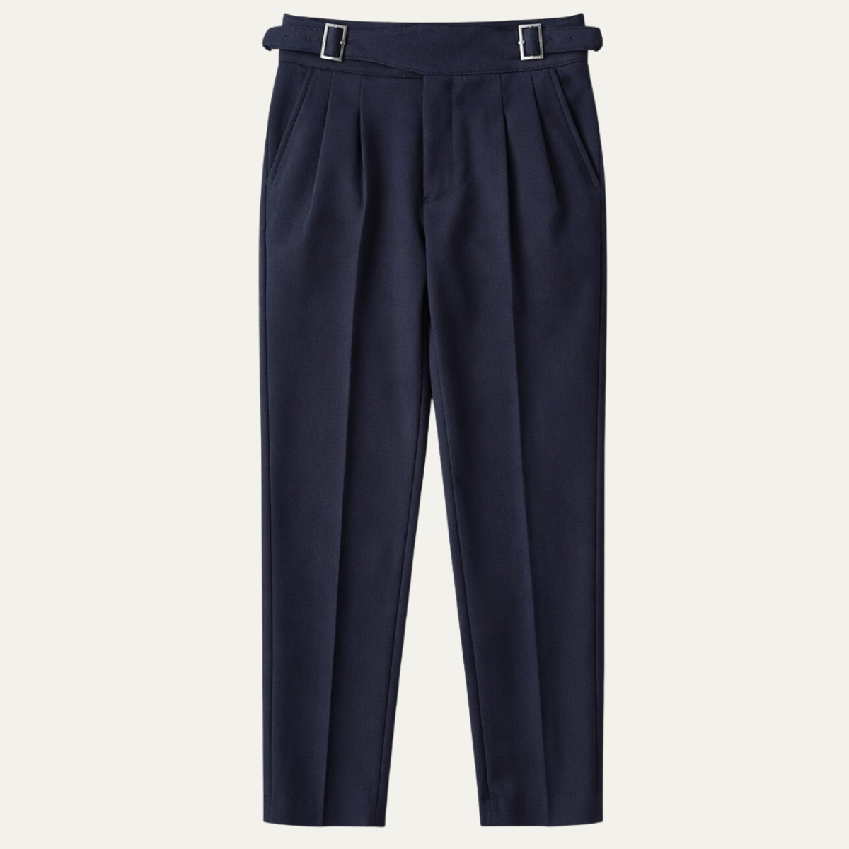 The San Remo Men’s High Waist Pleated Slim Fit Gurkha Trousers
