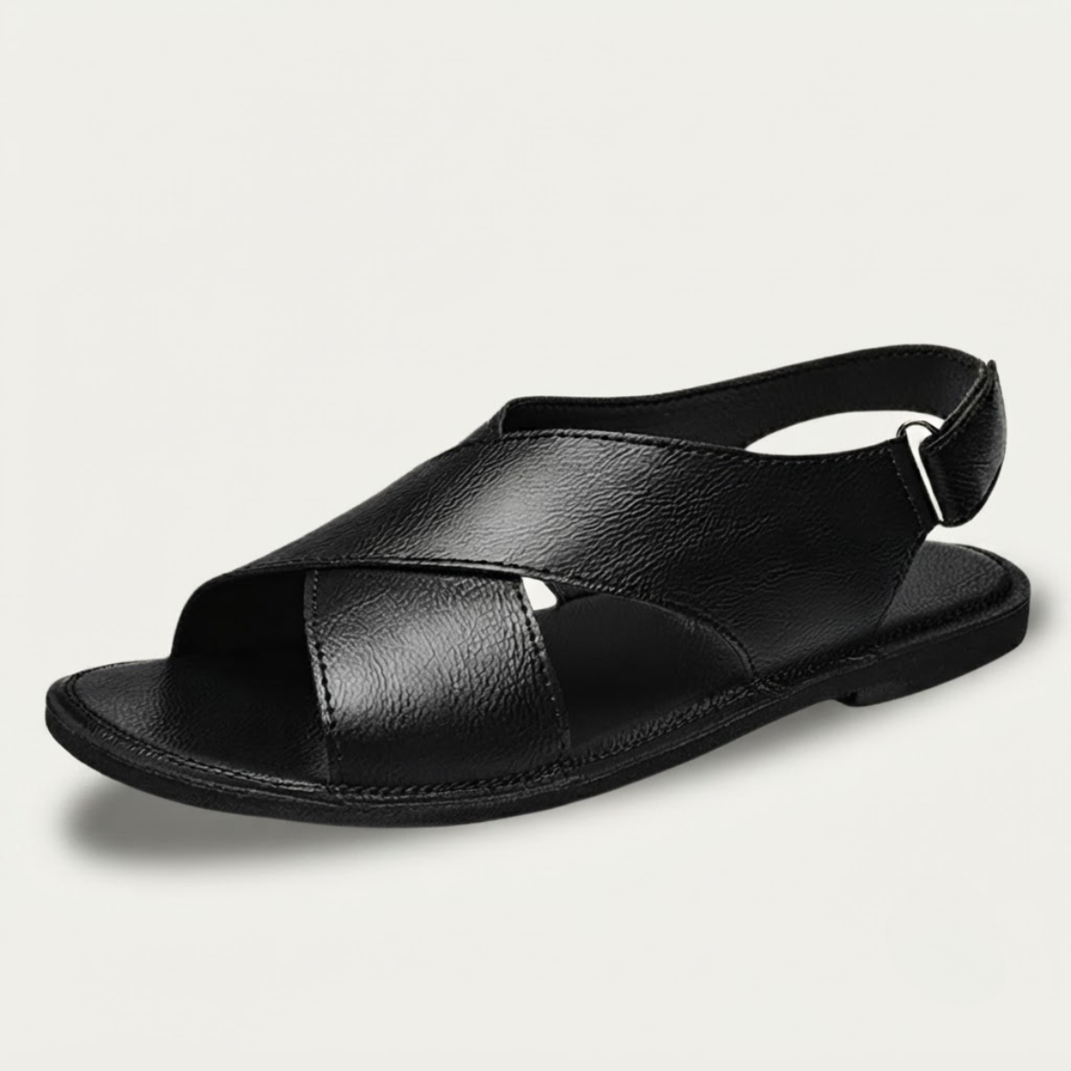 The Cannobio Men’s Slingback Open Toe Casual Leather Sandals