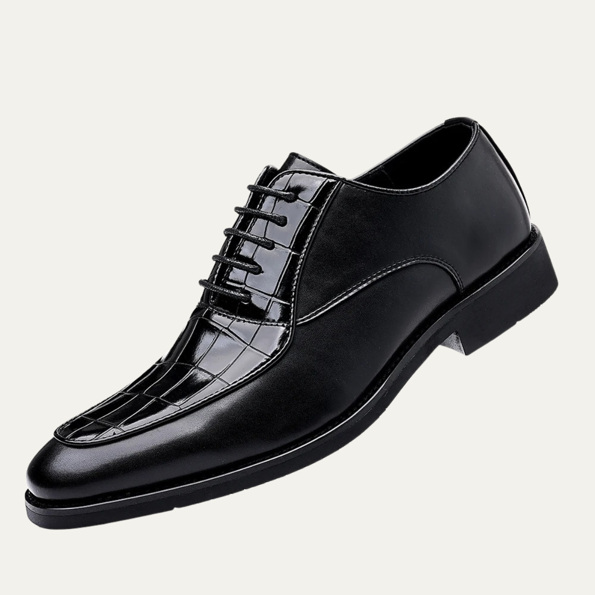 The Volterra Men’s Lace Up Leather Oxford Dress Shoes
