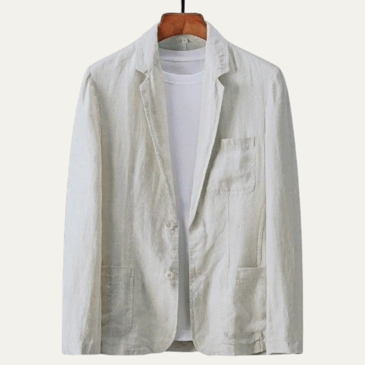 The Recco Men’s Single Breasted Summer Linen Blazer Jacket