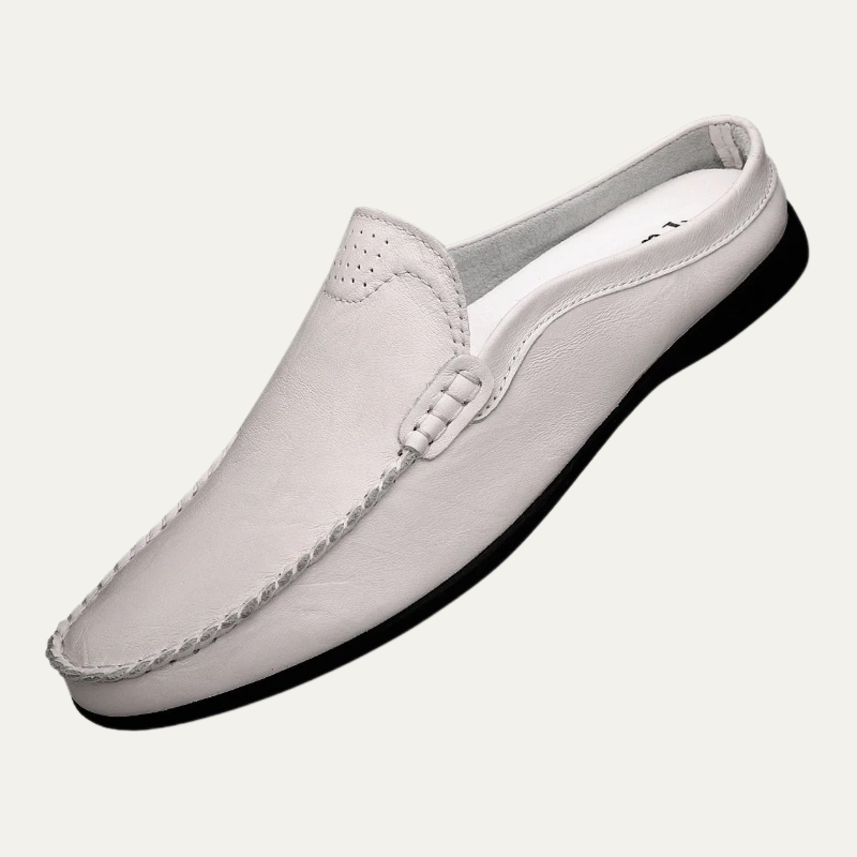 The Varenna Men’s Casual Mule Leather Loafers