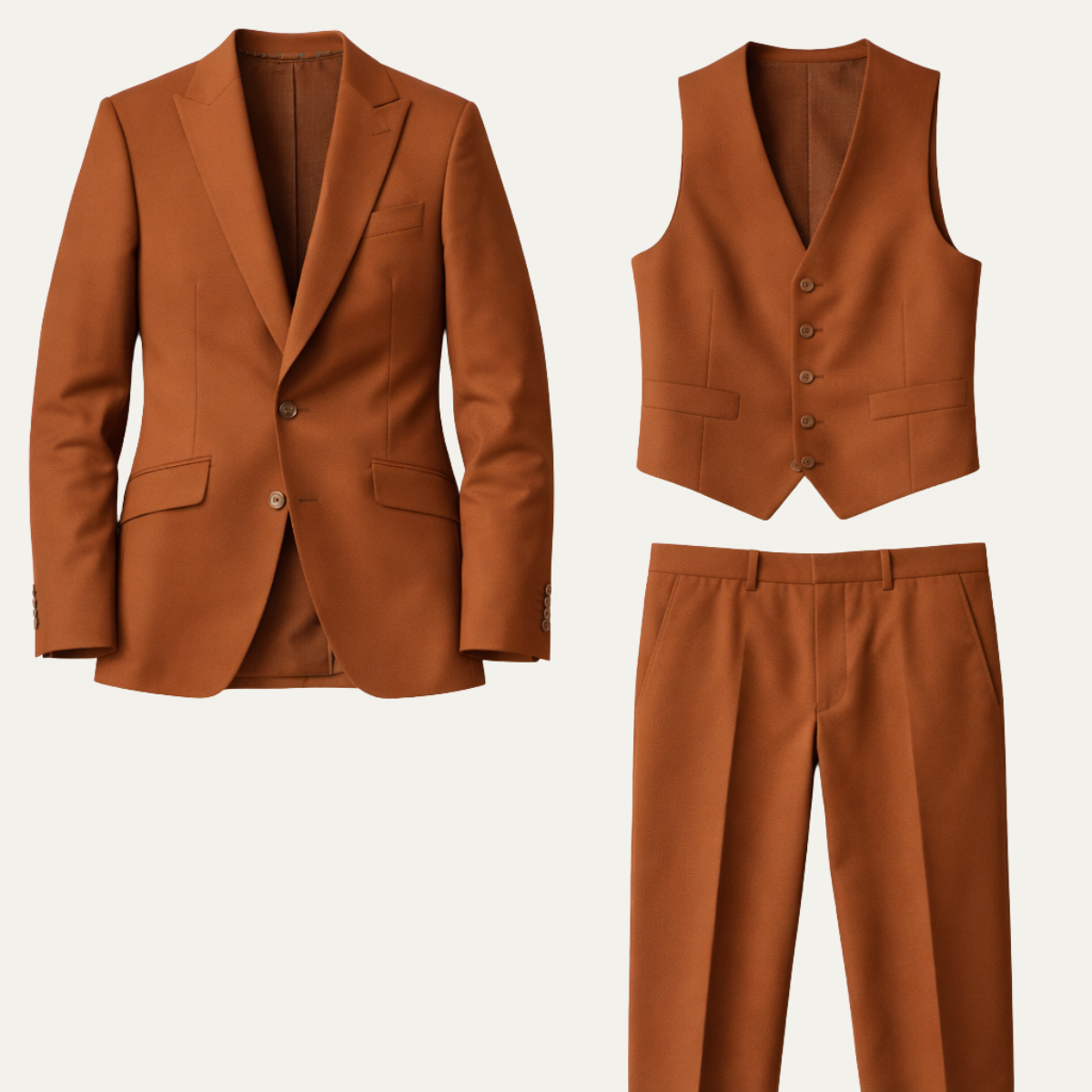 The Radicofani Men’s Elegant 3 Piece Set - Jacket, Gilet &amp; Trousers