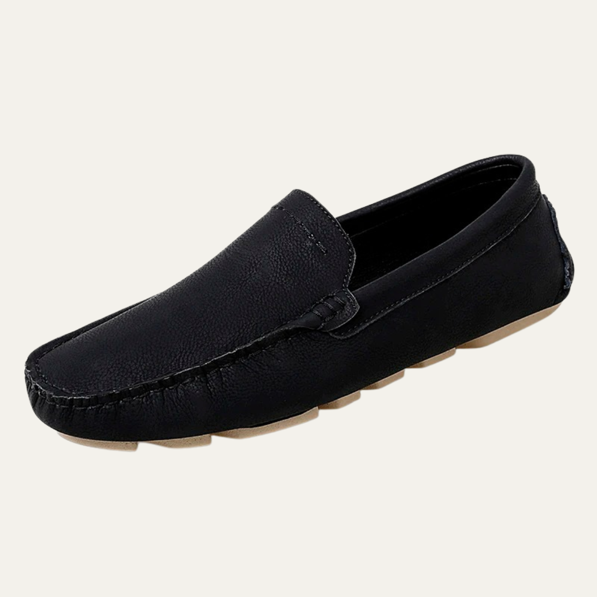 The Sassicaia Men’s Genuine Leather Casual Slip On Loafers