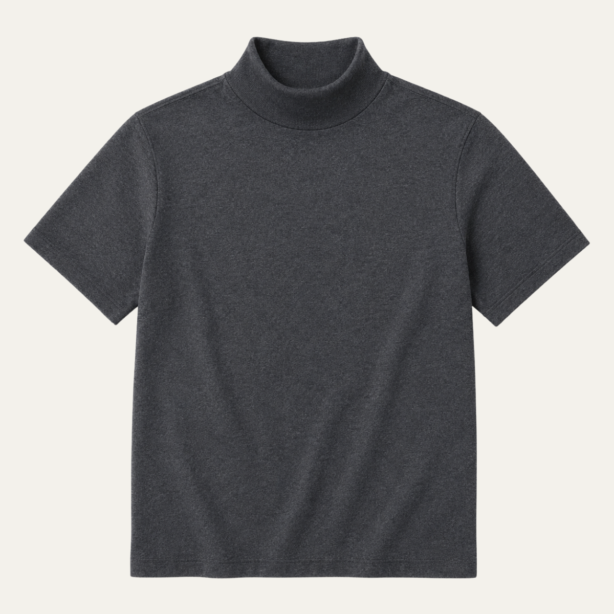 The Palermo Men's Mock Neck Fitted T Shirt
