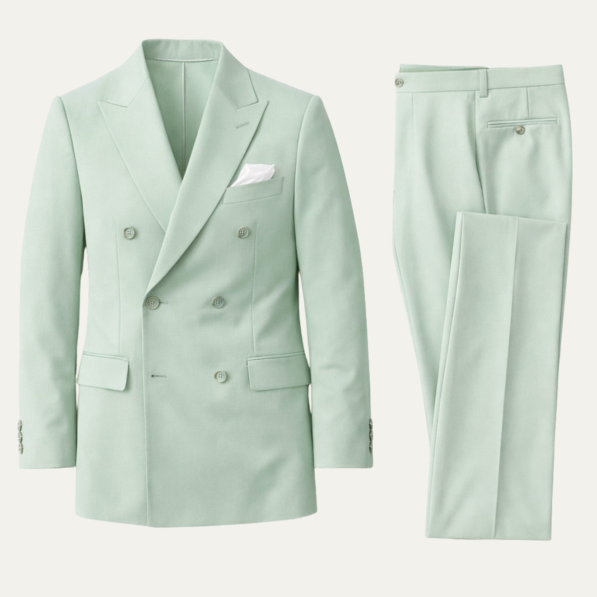 The Bolzano Men’s Double Breasted Suit – Stylish Formal Jacket and Trousers Set