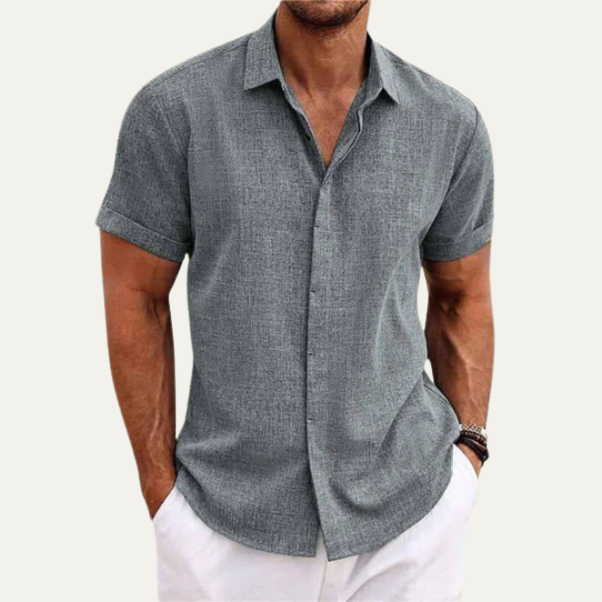 The Huntington Men’s Casual Summer Shirt