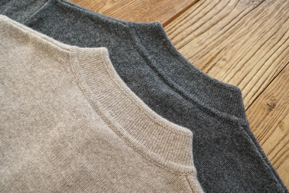 The Richmond Men's Button Neck Henley Knit Jumper