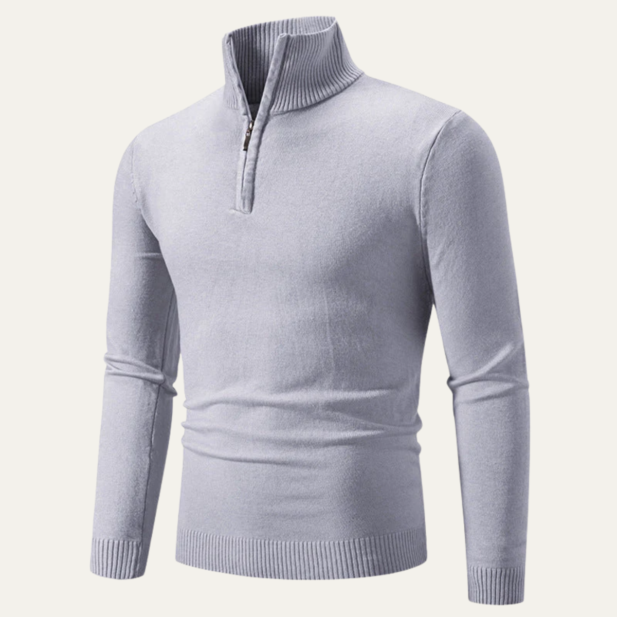 Men’s Slim Fit Half Zip Knit Jumper