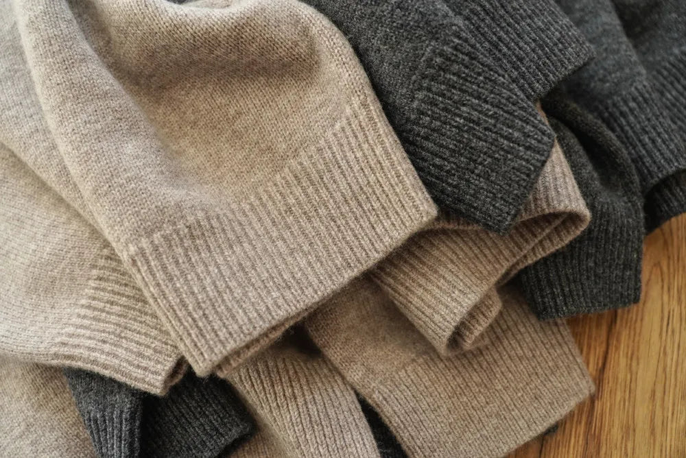 The Richmond Men's Button Neck Henley Knit Jumper