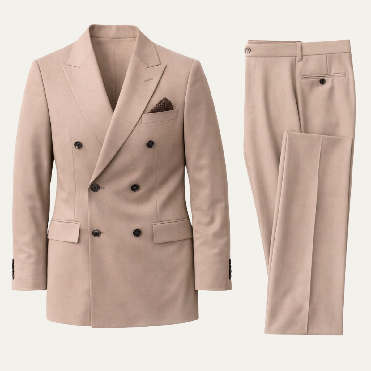 Men’s Double Breasted Suit – The Desenzano - Timeless Formal Jacket and Trousers Set (kopie)