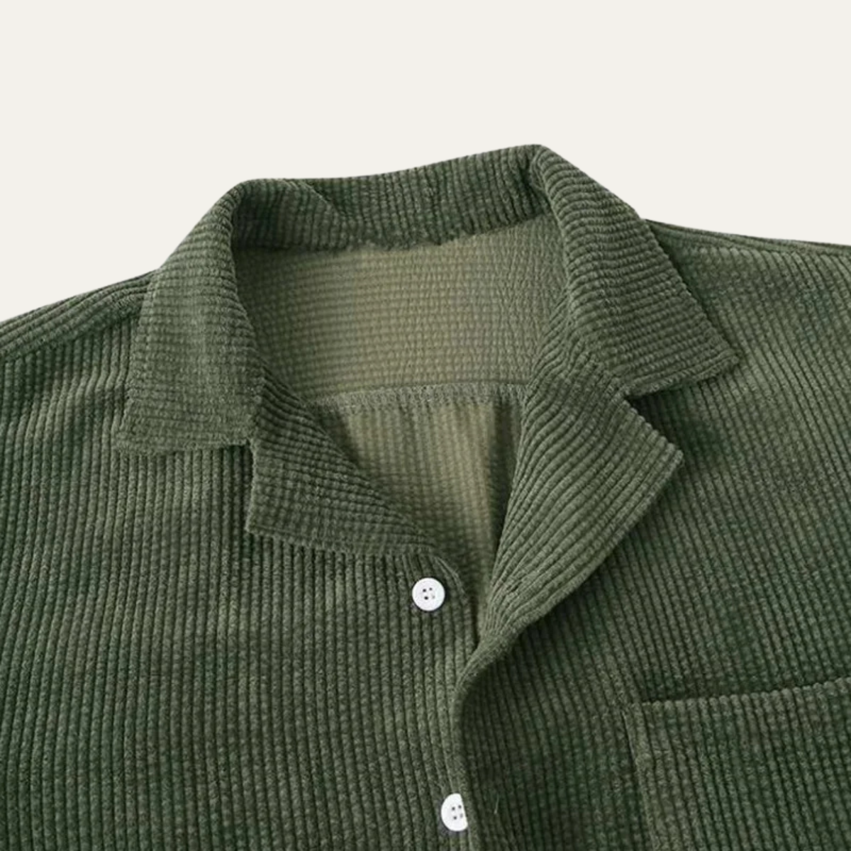 The Cirencester Men’s Corduroy Shirt & Shorts Summer Set