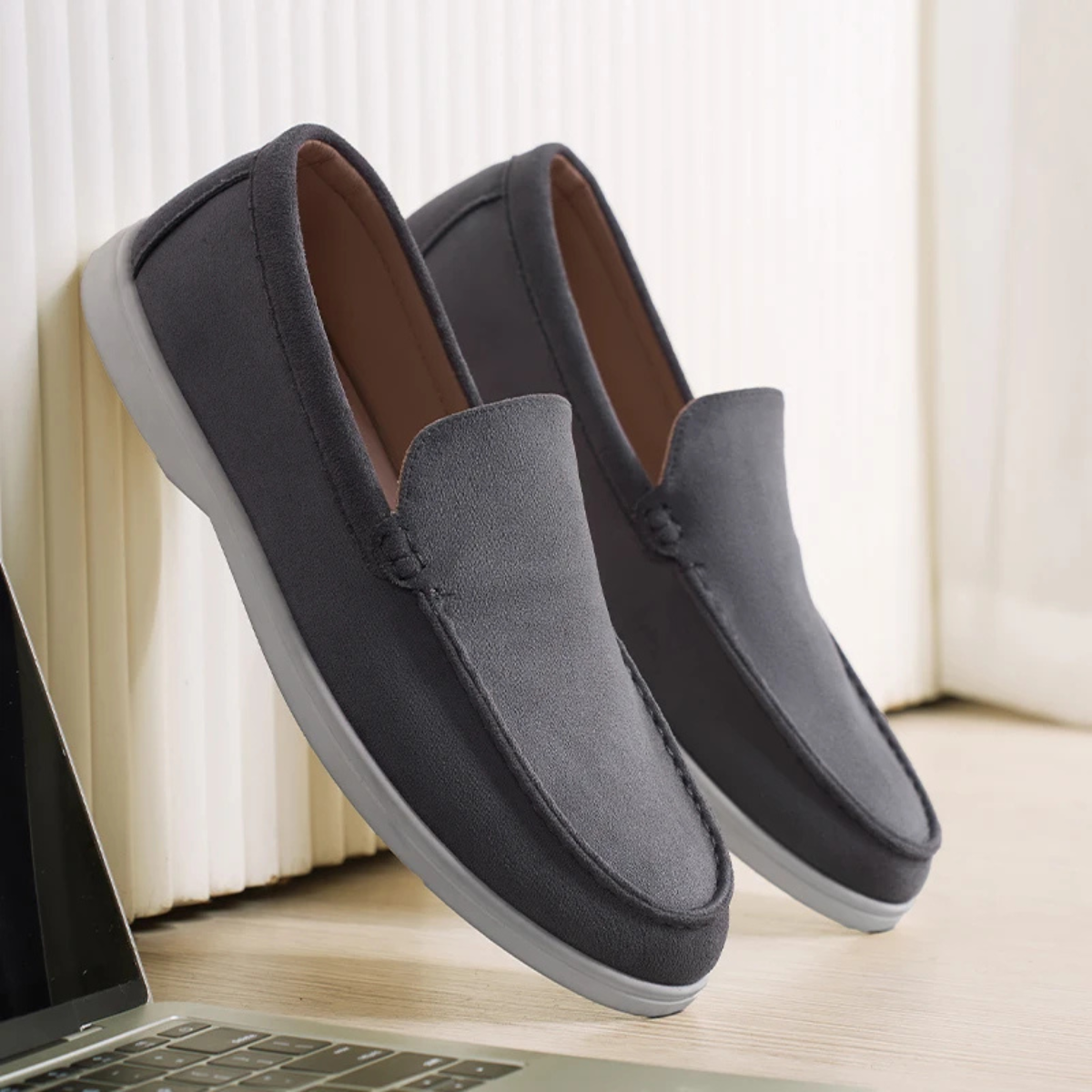 The Bondi Men’s Lightweight Slip On Casual Canvas Loafers
