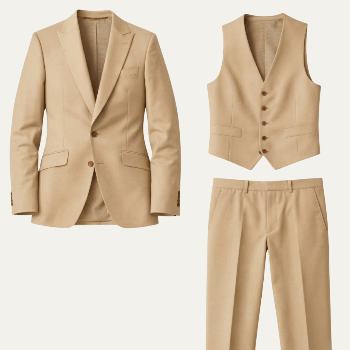 The Radicofani Men’s Elegant 3 Piece Set - Jacket, Gilet & Trousers