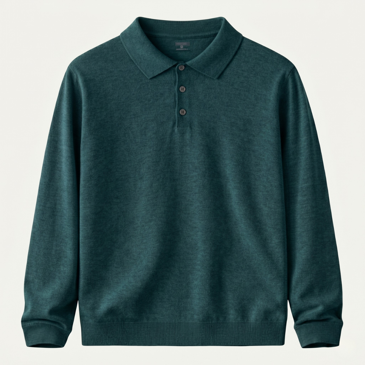 Men’s Merino Wool Knit Smart Casual Polo Jumper