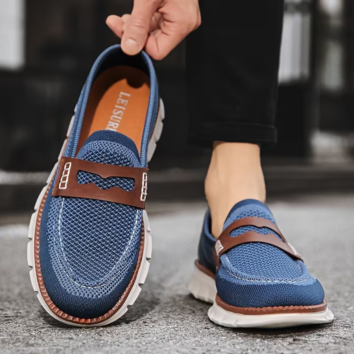 The Taormina Men’s Breathable Slip On Loafers