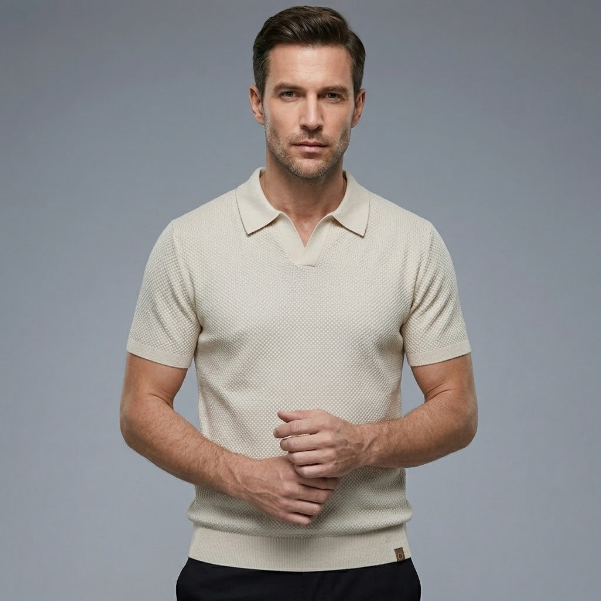 Men’s Knit Polo Shirt