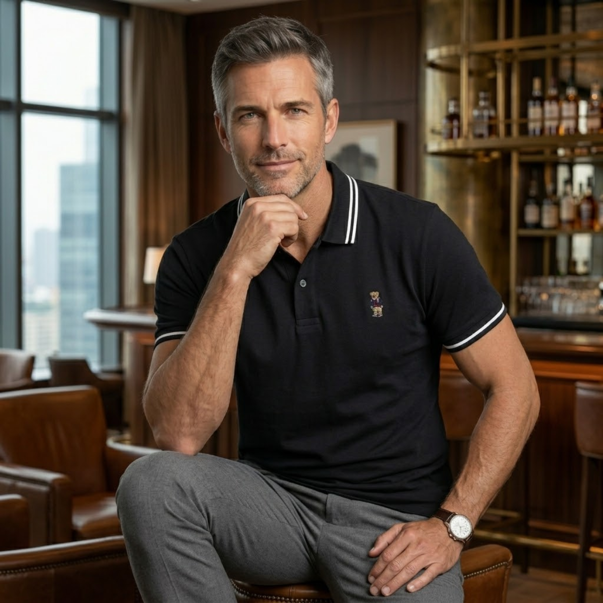 Men’s Cotton Golf Polo Shirt