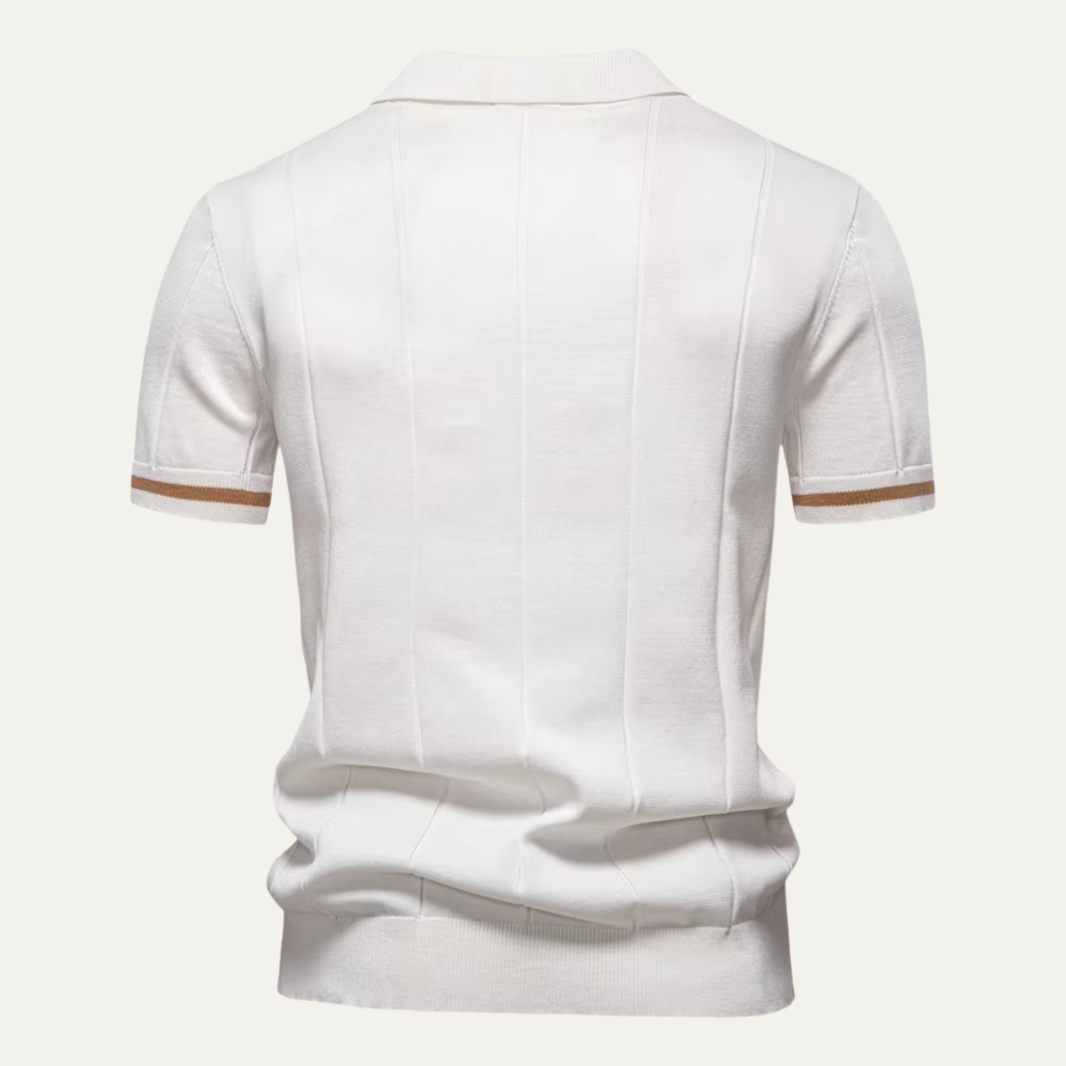 Men’s Knit Zip Polo Shirt