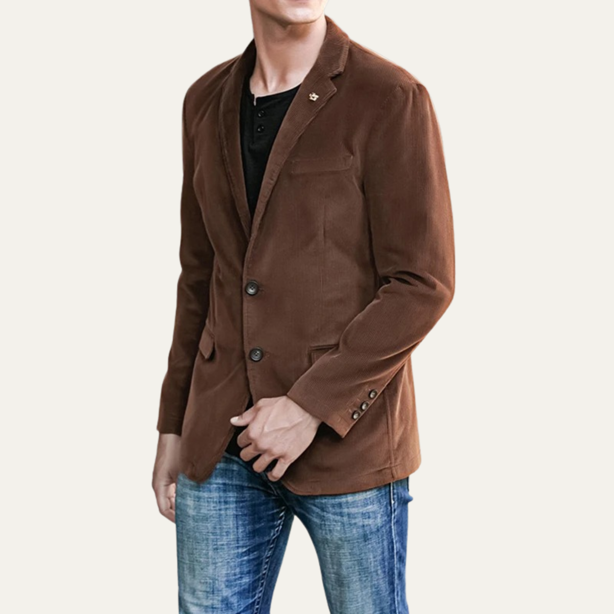 The Ridgewell Men’s Vintage Corduroy Blazer
