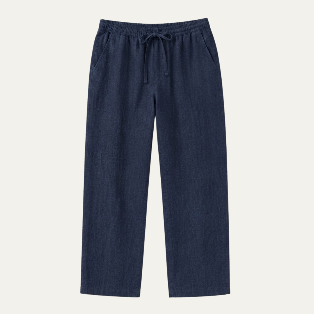 The Riccione Men's Breathable Linen Drawstring Trousers