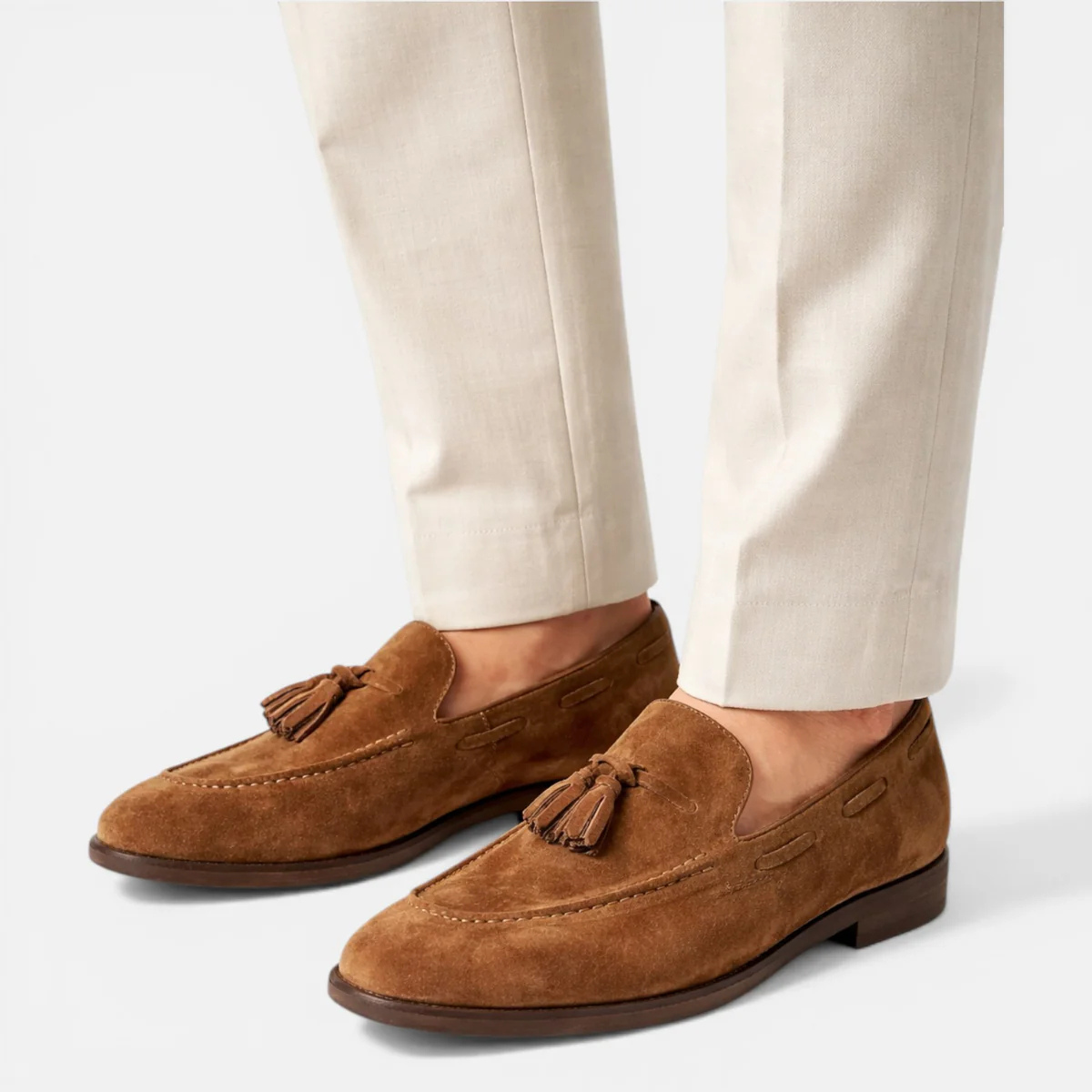 Men’s Faux Leather Tassel Loafers