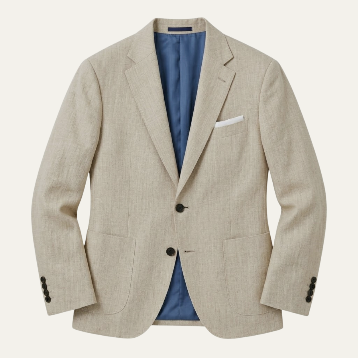 Men’s Slim Fit Linen Blazer Jacket