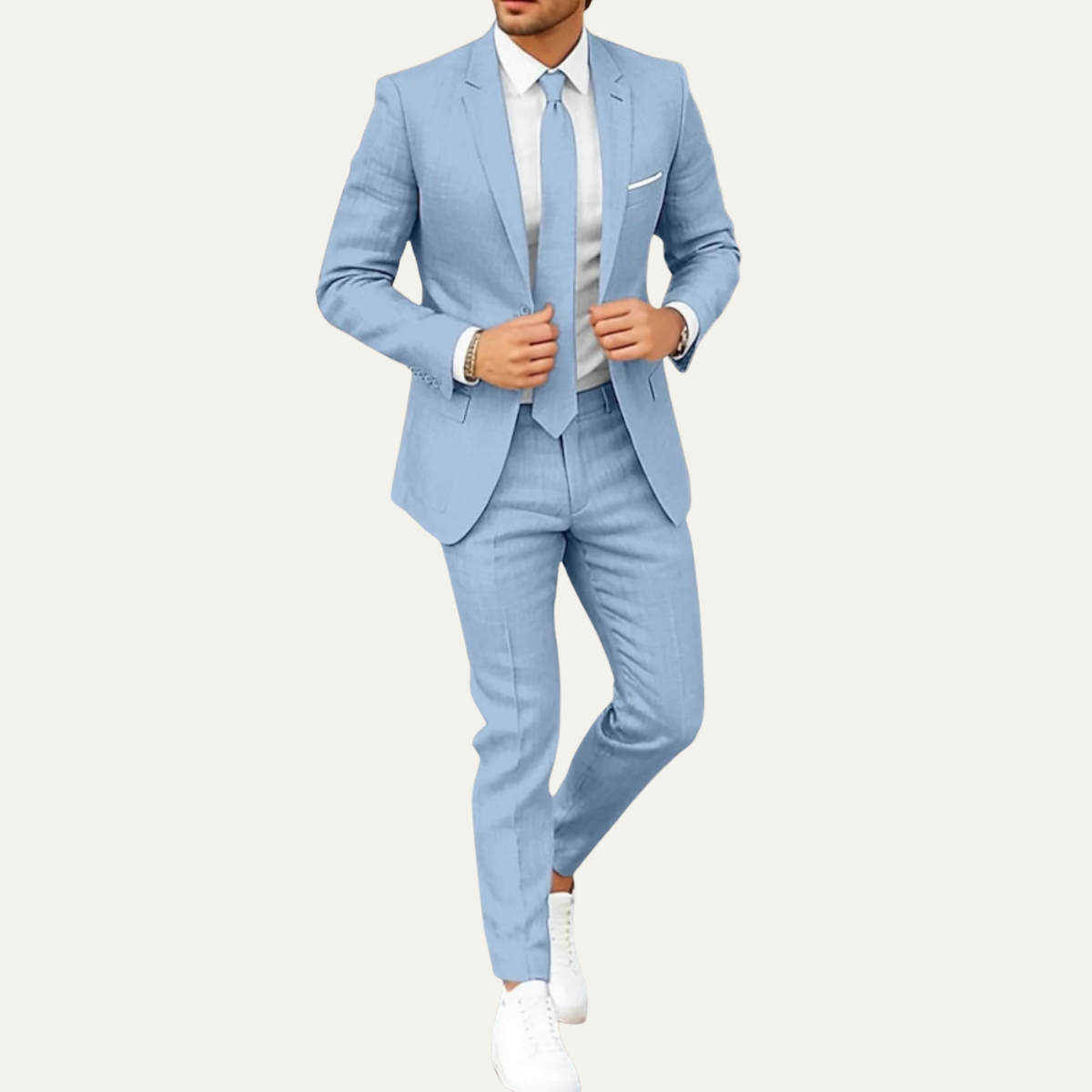 Men’s Lightweight Formal Wedding & Business Suit Set