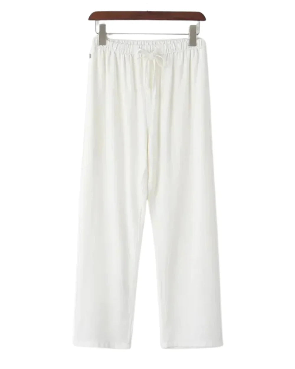 The Hudson Men's Relaxed Fit Linen Drawstring Trousers