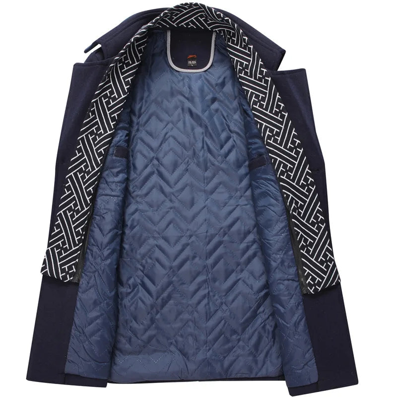 The Dulwich Men's Mid Length Slim Fit Winter Coat
