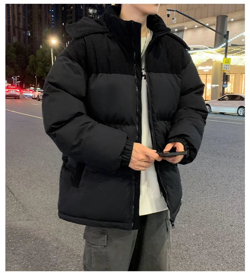 The Battersea Men's Warm Hooded Puffer Jacket