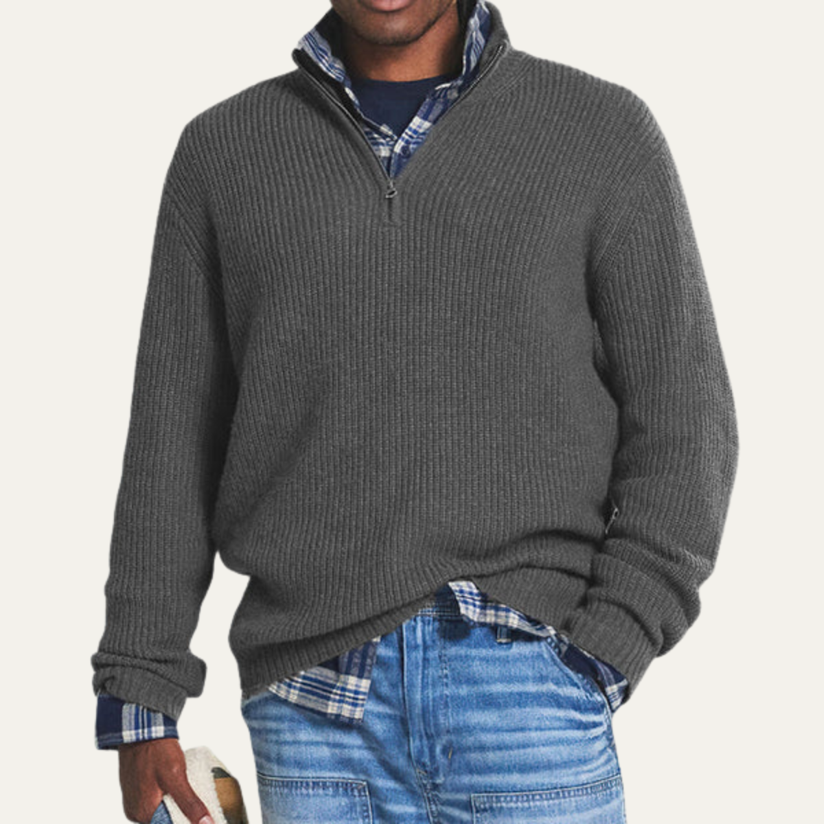 Men’s Casual Warm Knitted Jumper