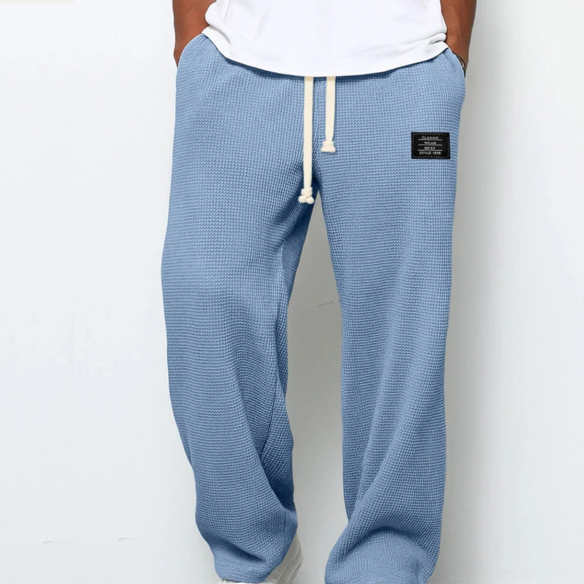 The Clayton Men's Waffle Knit Relaxed Sweatpants