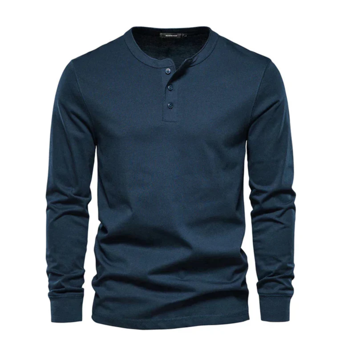 The Venice Men's Casual Button Neck Cotton Tee