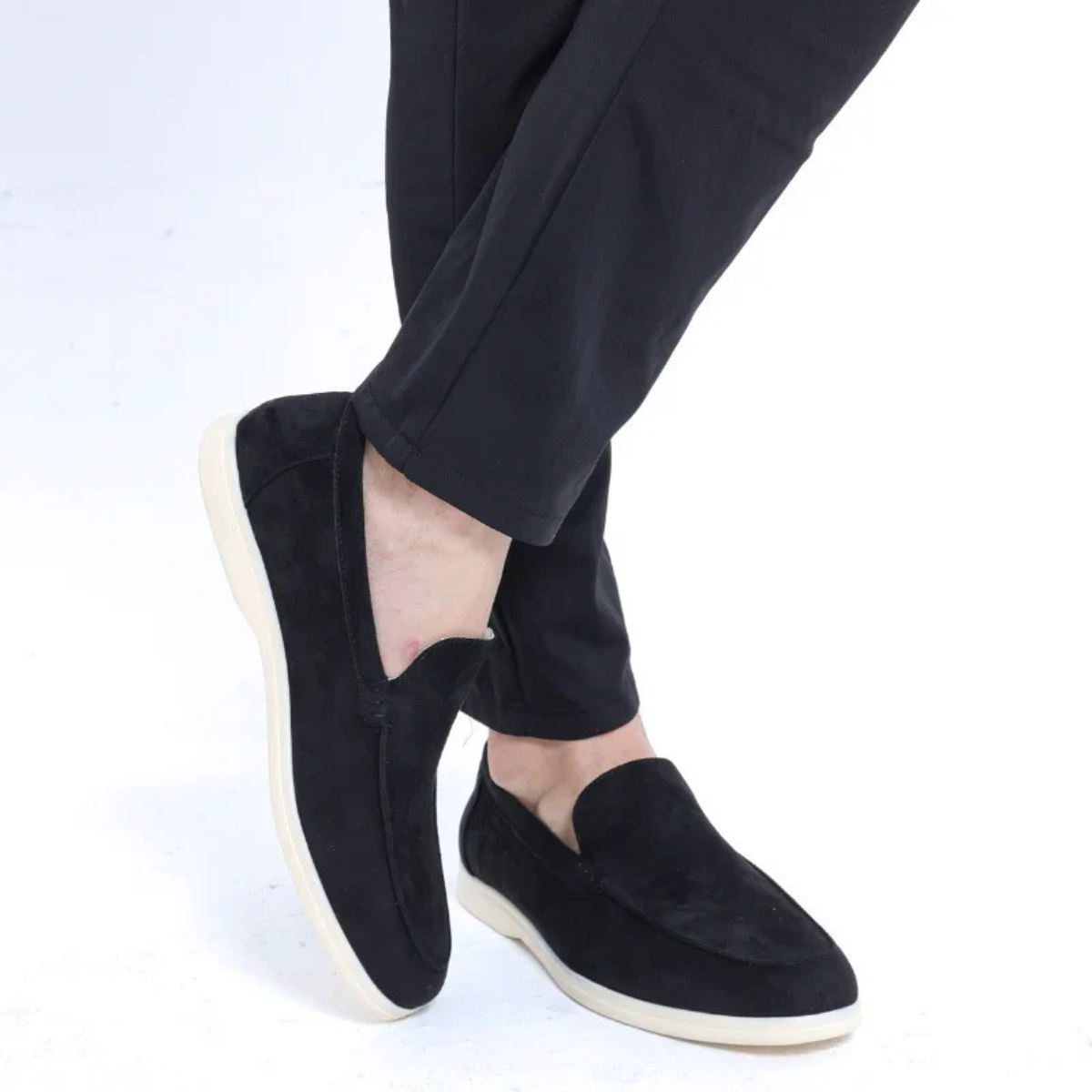The Southampton Mens' Classic Slip On Suede Loafers